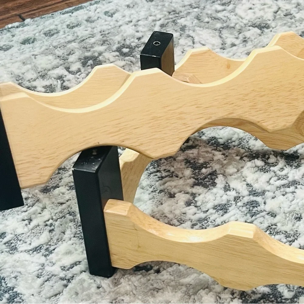 Tier Freestanding Wood Stackable Wine Rack-1 or 2 Tiers
